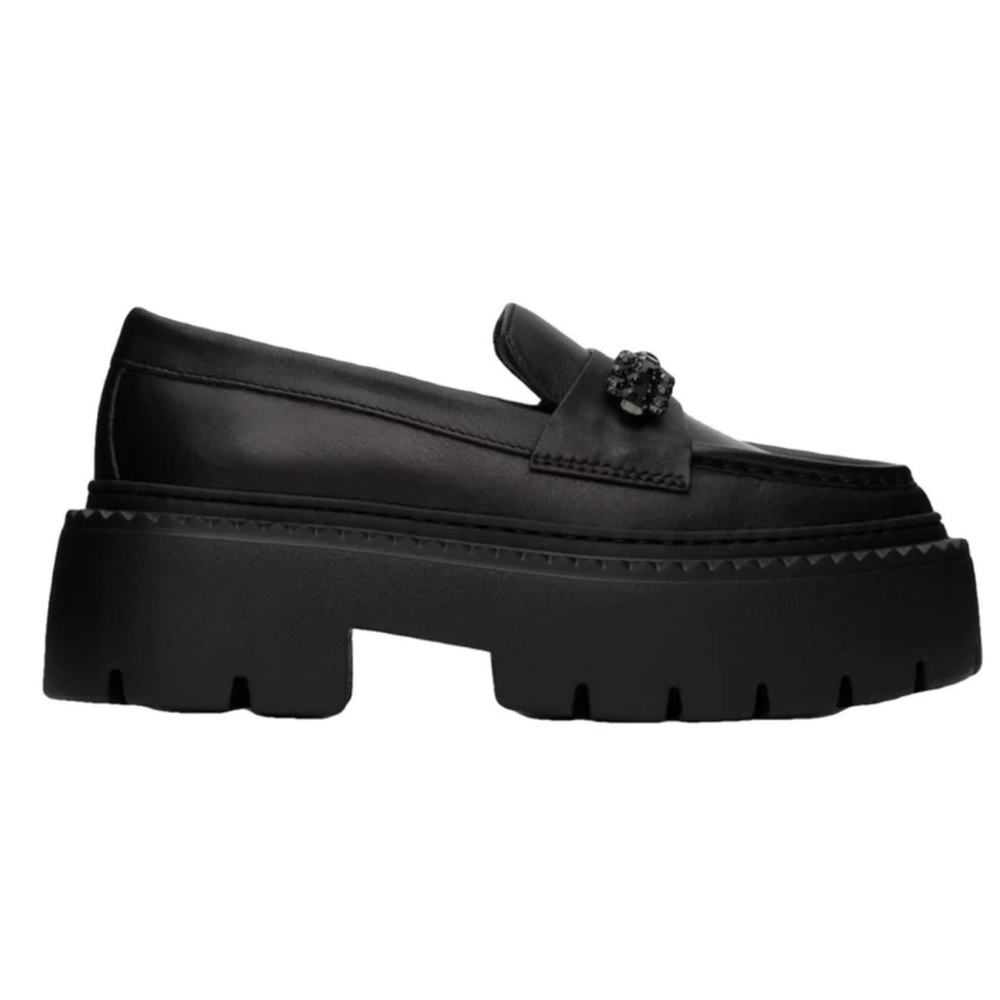 Jimmy Choo- Women's Black Platform Loafers